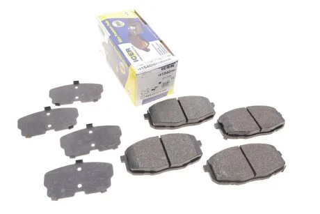 Комплект гальмівних колодок (дискових) ICER 181540-207