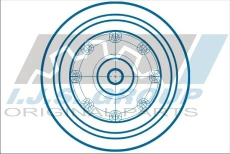 Шків колінчастого валу IJS GROUP 17-1140KIT