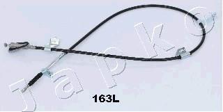 Трос гальма стоянки лівий Nissan Primera (02-08) JAPKO 131163L