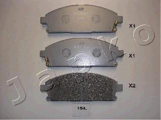 Колодки тормозные передние Nissan X-Trail T30 (01-) JAPKO 50154
