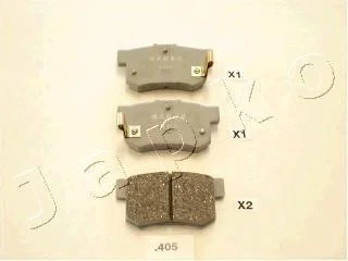 Колодки гальмівні дискові задні Honda Accord VII, VIII (03-), Civic VII, VIII, IX (00-)/Suzuki SX4 (06-) JAPKO 51405