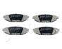 Колодки гальмівні дискові зад. Subaru Outback III, IV, Legacy IV, Impreza III, Forester III, XV, Impreza IV (07-) JAPKO 51704 (фото 1)
