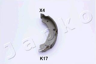 Колодки стояночного тормоза KIA Sorento (02-) JAPKO 55K17