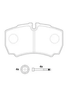 Колодки гальмівні дискові Jurid 2912309560