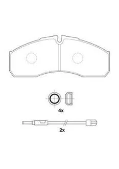 Колодки гальмівні дискові Jurid 2916009560