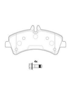 Колодки гальмівні дискові Jurid 2921709560