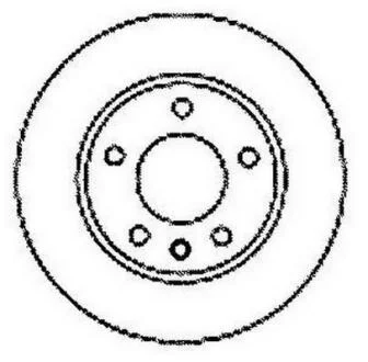 Диск гальмівний Jurid 561610JC