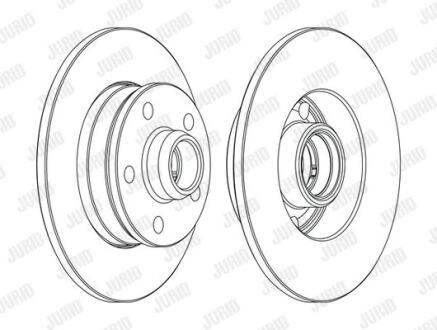Диск гальмівний Jurid 561620JC-1