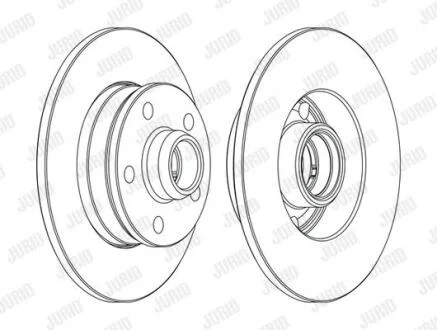 Диск гальмівний Jurid 561620JC-1