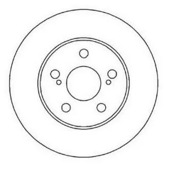Диск гальмівний Jurid 561822JC