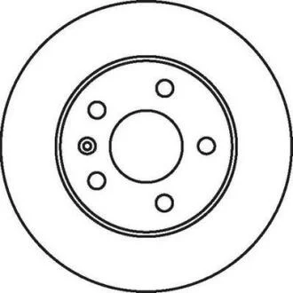 Диск гальмівний Jurid 562072JC