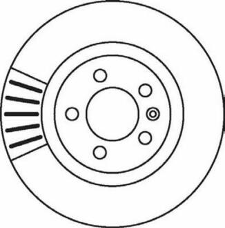 Диск гальмівний Jurid 562080JC