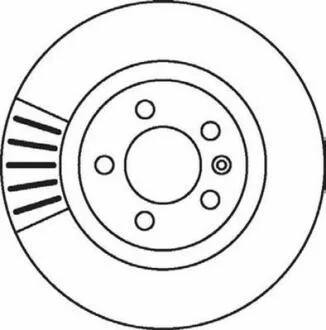 Диск гальмівний Jurid 562080JC