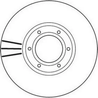 Диск гальмівний Jurid 562105JC