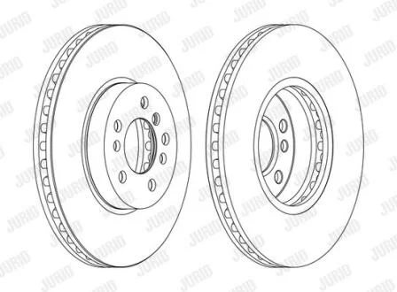 Диск гальмівний Jurid 562134JC-1