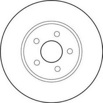 Диск гальмівний Jurid 562180JC