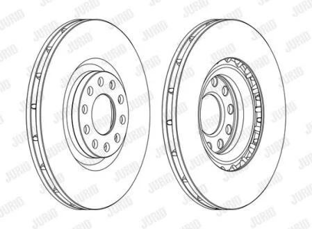 Диск гальмівний Jurid 562205JC-1