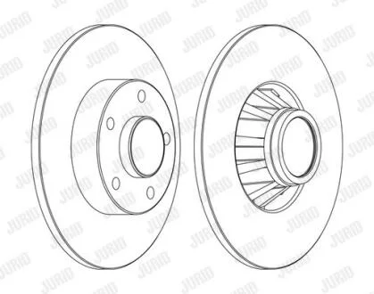 Диск гальмівний Jurid 562211JC-1