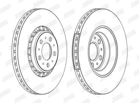 Диск гальмівний Jurid 562217JC-1