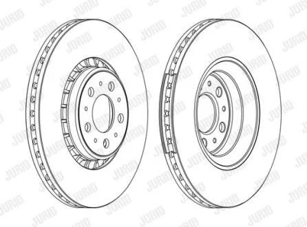 Диск гальмівний Jurid 562217JC-1