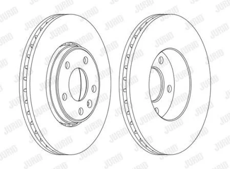 Диск гальмівний Jurid 562241JC-1