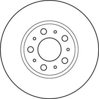 Диск гальмівний Jurid 562244JC