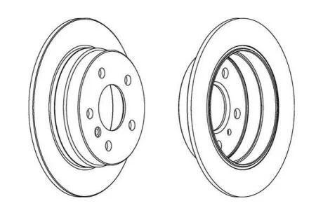 Диск гальмівний Jurid 562274JC