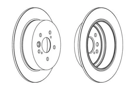 Диск гальмівний Jurid 562288JC
