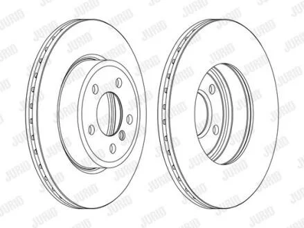 Диск гальмівний Jurid 562350JC-1