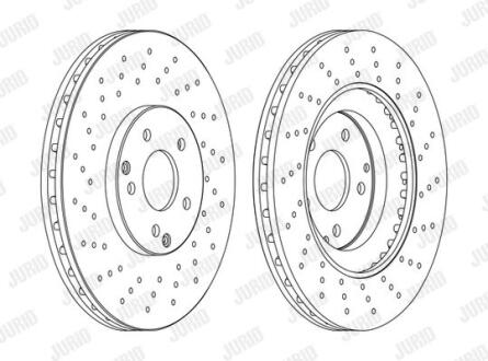 Диск гальмівний Jurid 562354JC-1