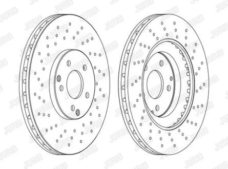 Диск гальмівний Jurid 562354JC-1