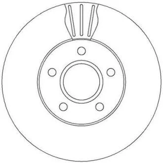 Диск гальмівний Jurid 562364JC