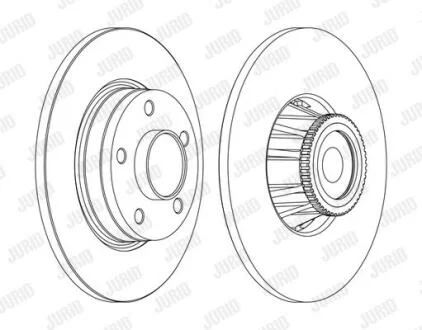 Диск гальмівний Jurid 562365JC-1