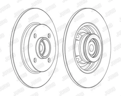 Диск гальмівний Jurid 562373J-1