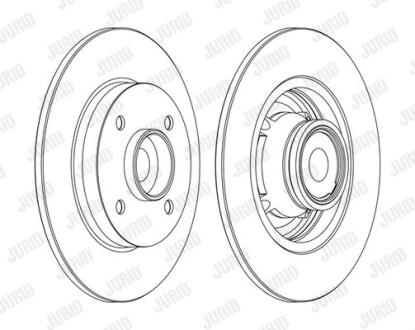 Диск гальмівний Jurid 562374J-1