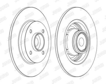 Диск гальмівний Jurid 562374J-1