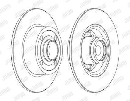 Диск гальмівний Jurid 562376J-1