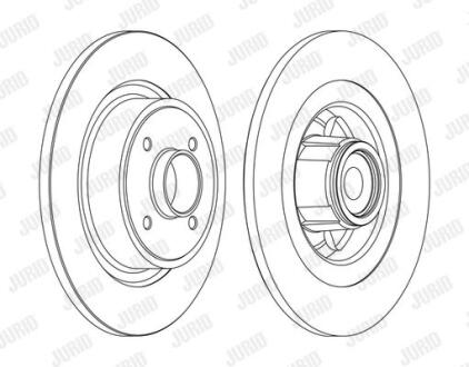 Диск гальмівний Jurid 562377J-1