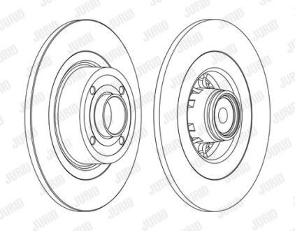 Диск гальмівний Jurid 562379J-1
