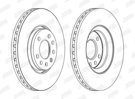 Диск гальмівний Jurid 562385JC-1