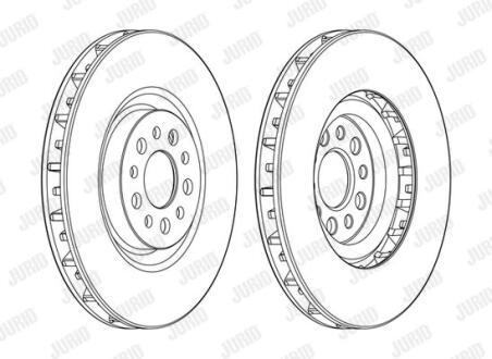 Диск гальмівний Jurid 562394JC-1
