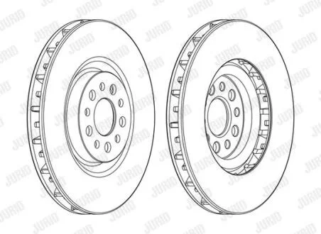 Диск гальмівний Jurid 562394JC-1