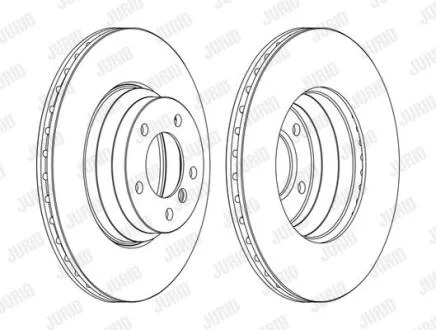 Диск гальмівний Jurid 562395JC-1