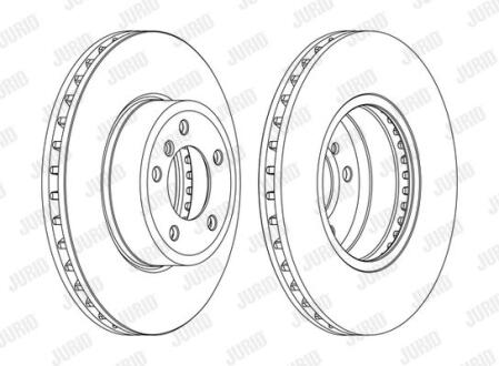 Диск гальмівний Jurid 562397JC-1
