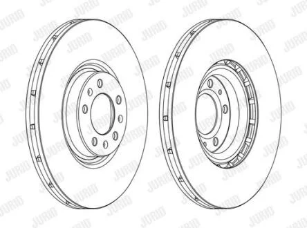 Диск гальмівний Jurid 562398JC-1