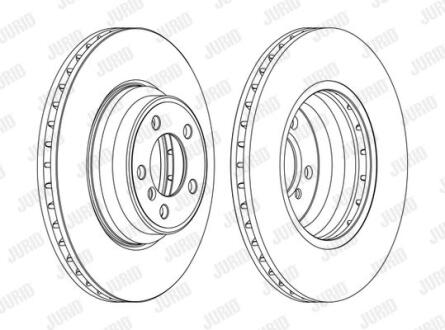 Диск гальмівний Jurid 562401JC-1