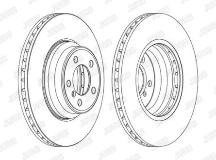 Диск гальмівний Jurid 562401JC-1