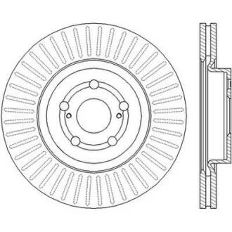 Диск гальмівний Jurid 562439JC