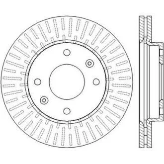 Диск гальмівний Jurid 562459JC