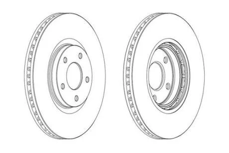 Диск гальмівний Jurid 562465JC
